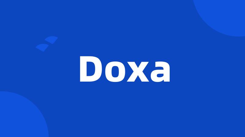 Doxa