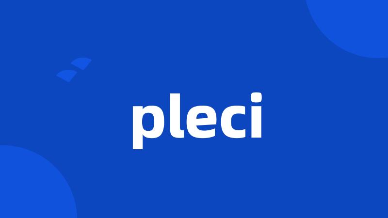 pleci