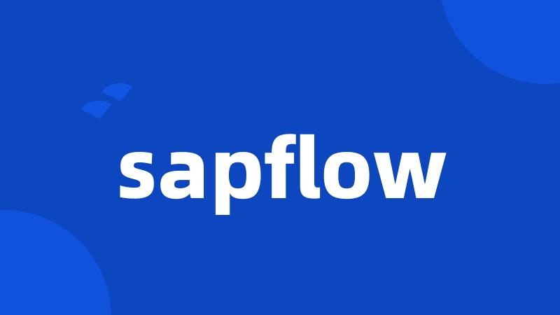 sapflow