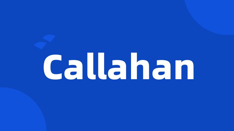 Callahan