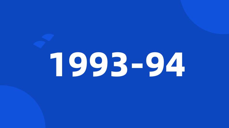 1993-94