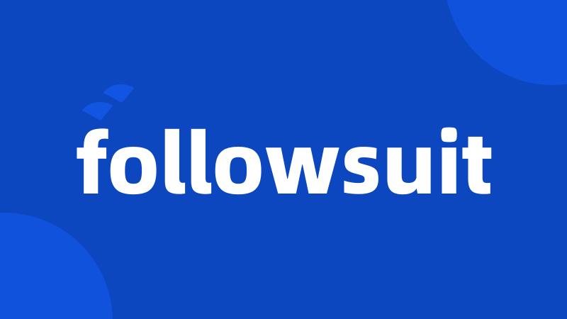 followsuit