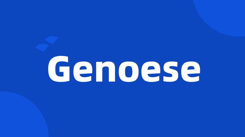 Genoese