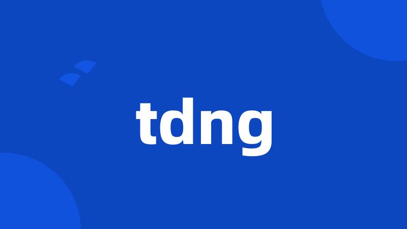 tdng