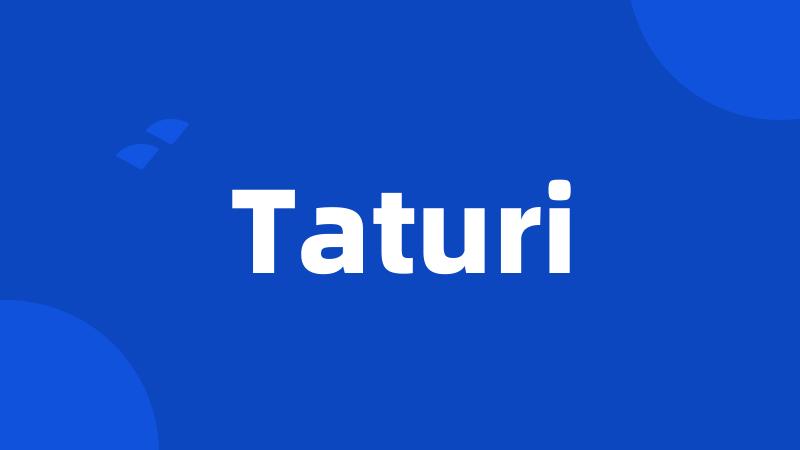 Taturi