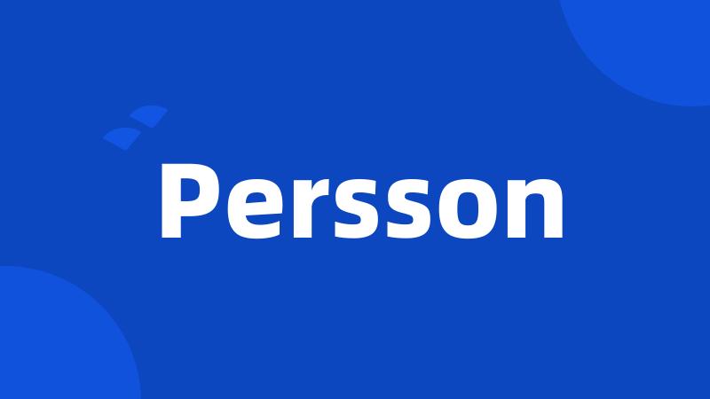 Persson