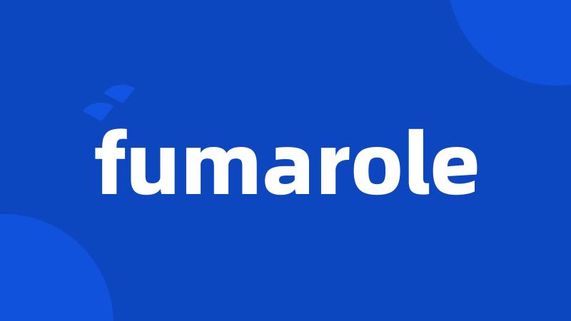 fumarole