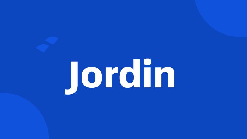 Jordin