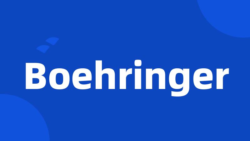 Boehringer