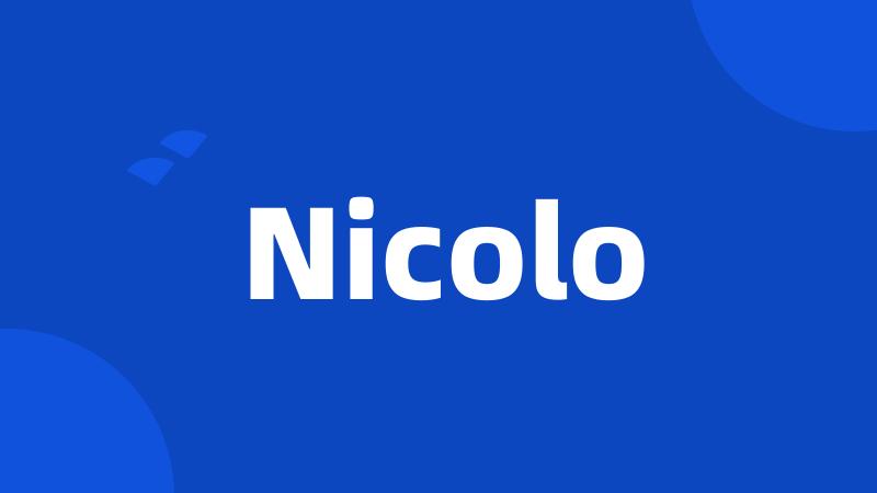 Nicolo