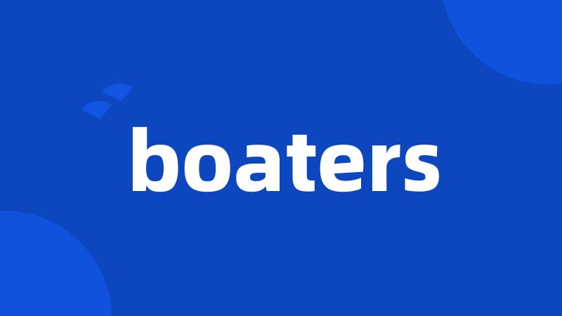 boaters