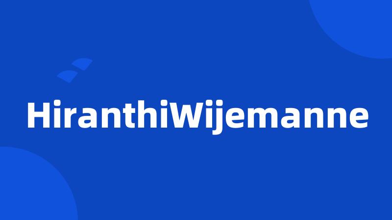 HiranthiWijemanne