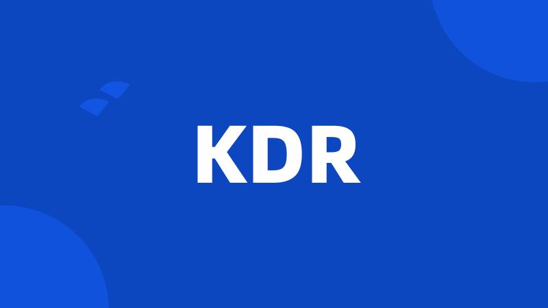 KDR