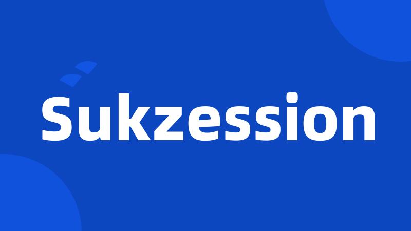 Sukzession