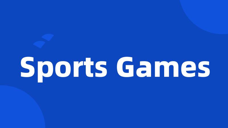 Sports Games