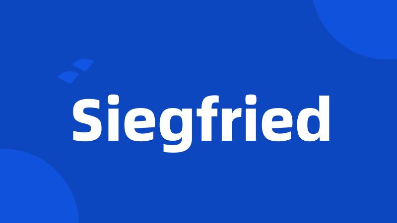 Siegfried