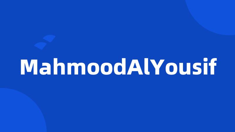 MahmoodAlYousif