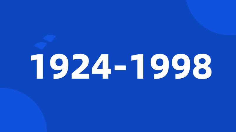 1924-1998