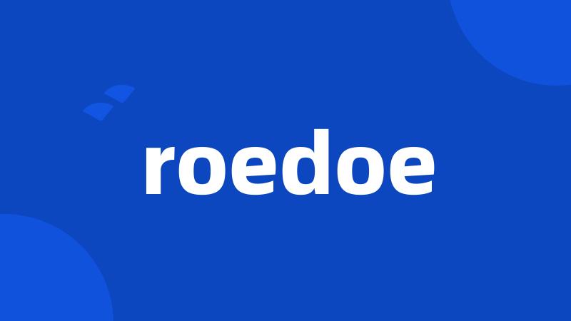 roedoe