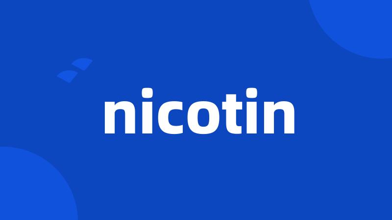 nicotin