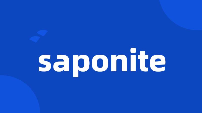 saponite