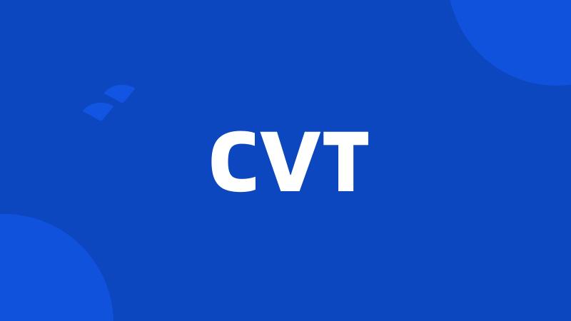 CVT