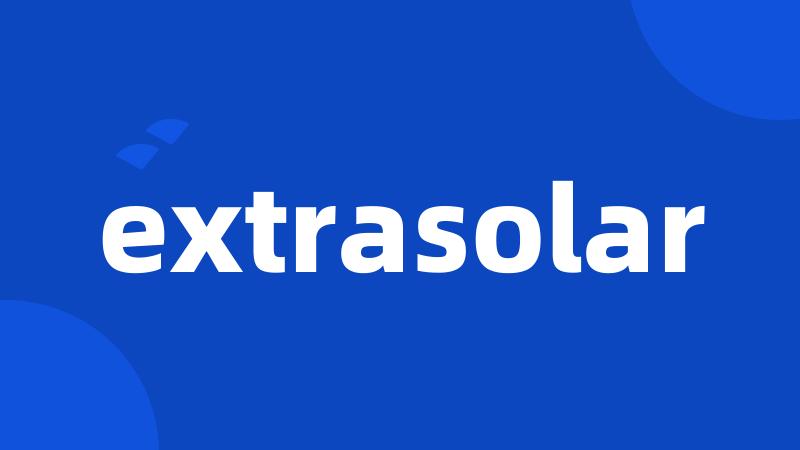 extrasolar