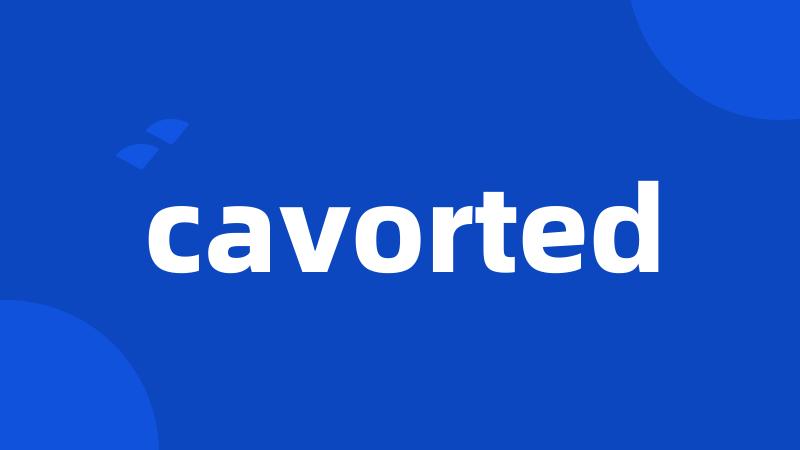 cavorted