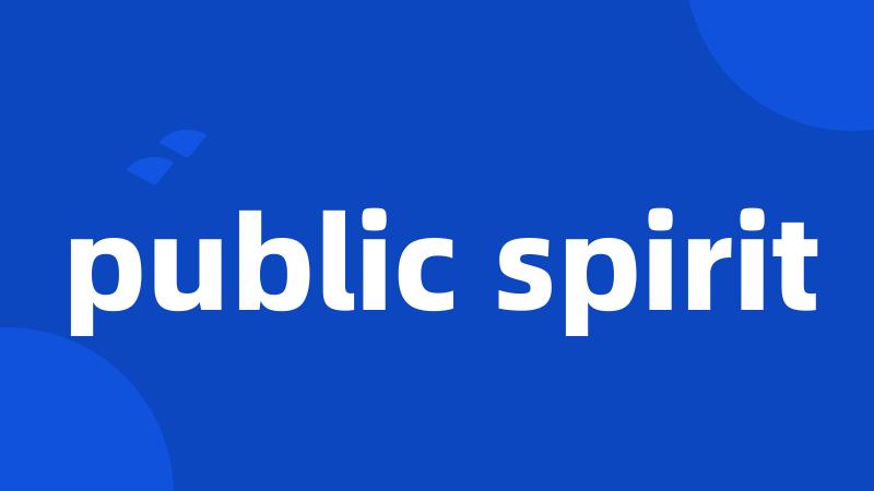 public spirit