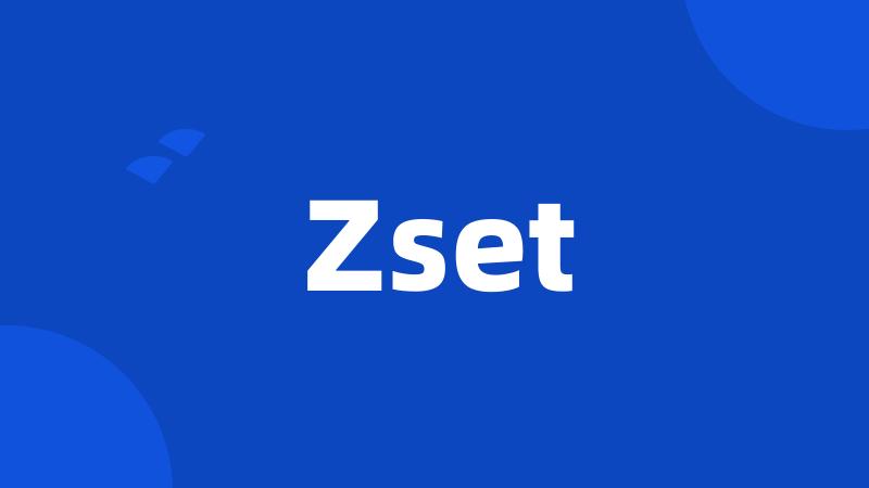 Zset