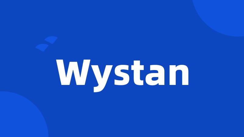 Wystan