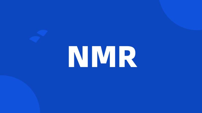 NMR