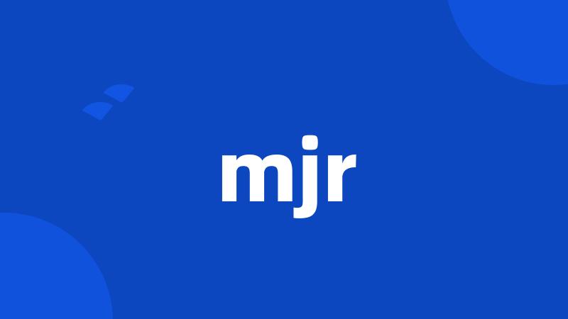 mjr