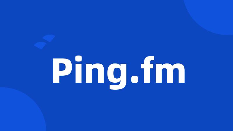 Ping.fm