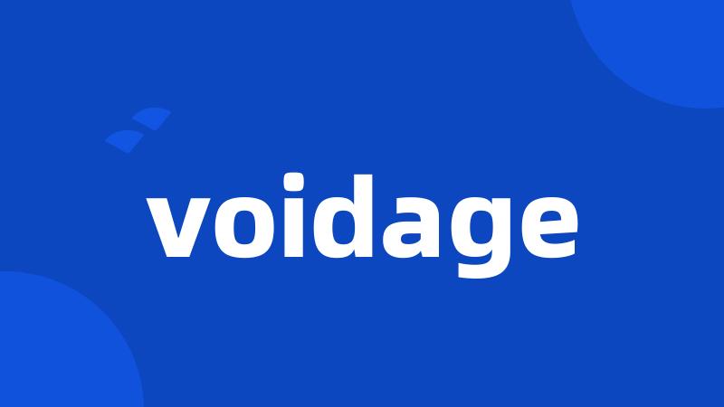 voidage