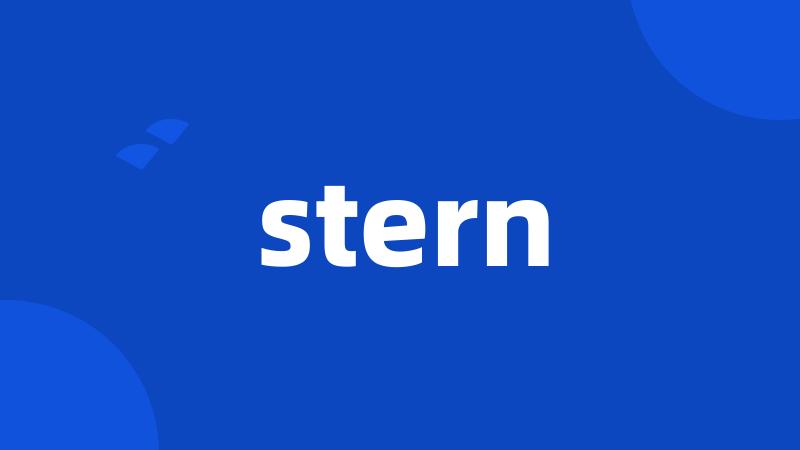 stern