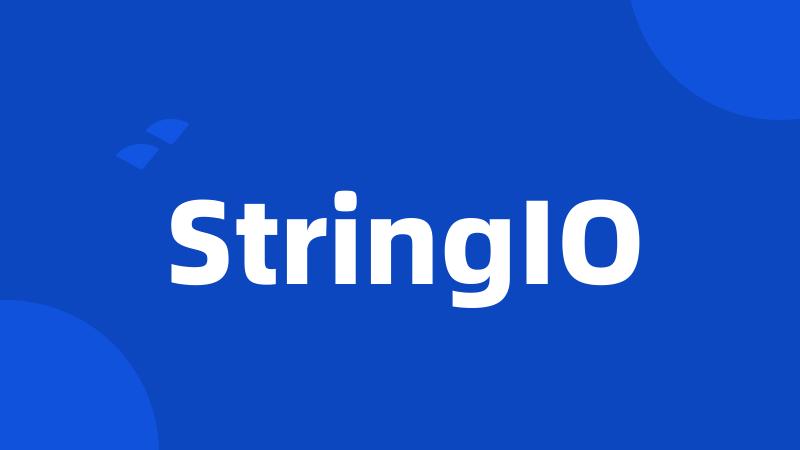 StringIO