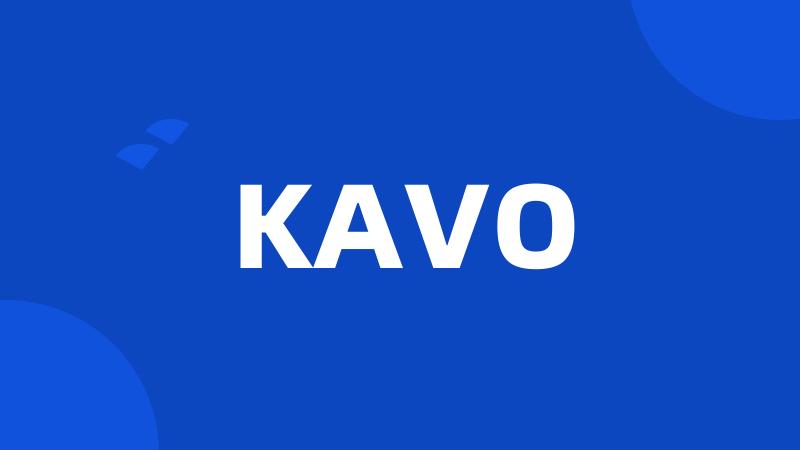 KAVO