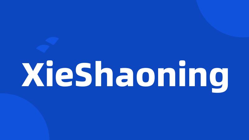 XieShaoning