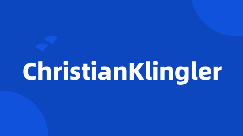 ChristianKlingler