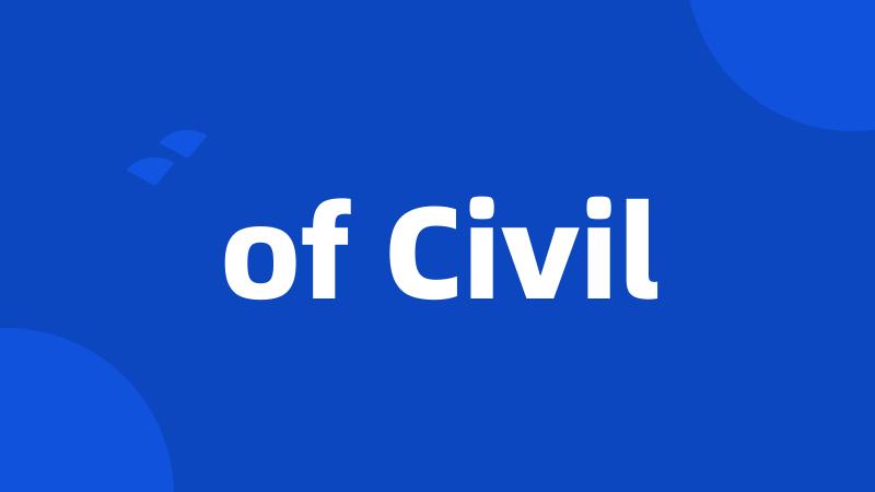 of Civil