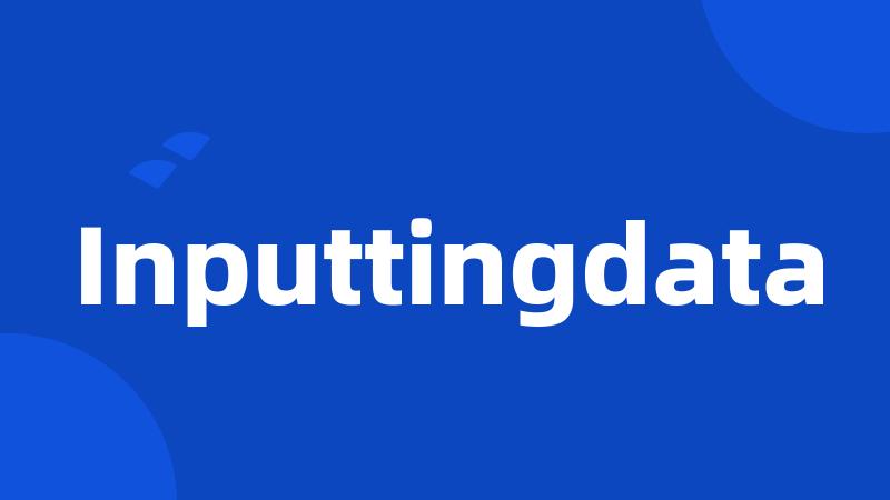 Inputtingdata