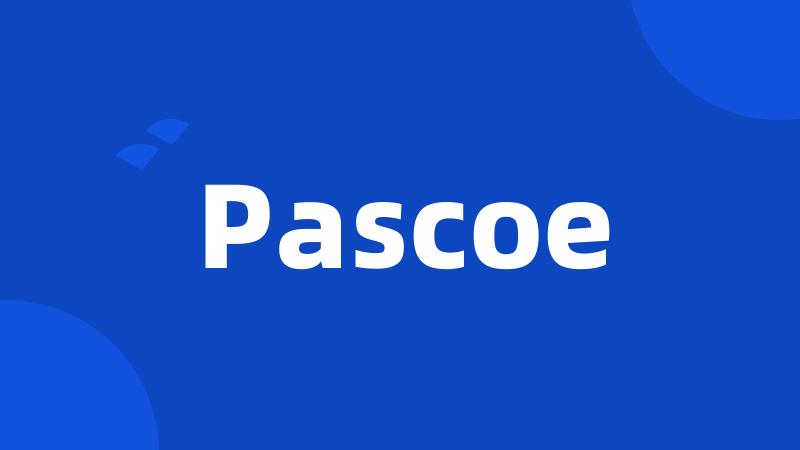 Pascoe