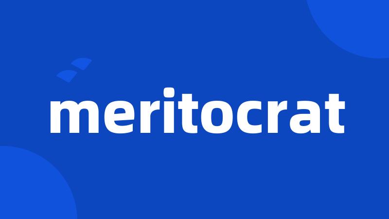 meritocrat