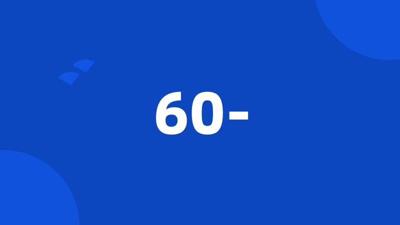 60-