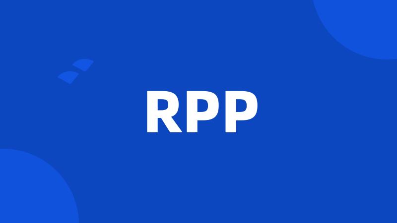 RPP