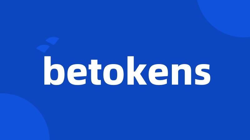 betokens