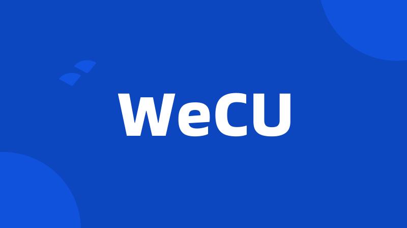 WeCU