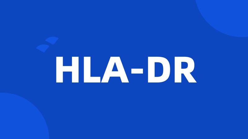 HLA-DR