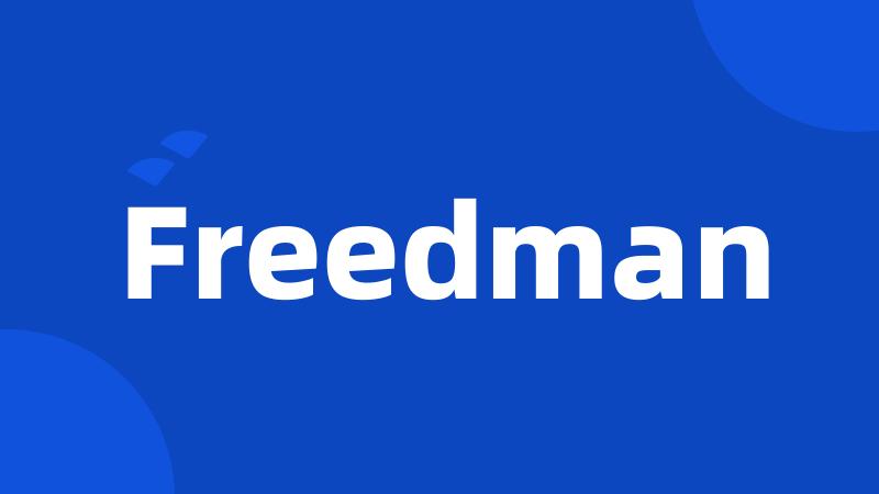 Freedman